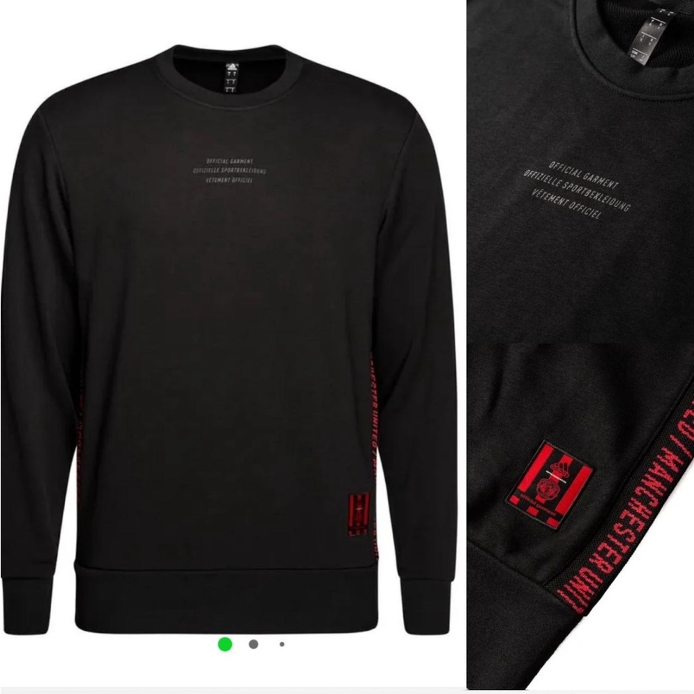 Adidas Men’s Manchester United F.C. Seasonal Crewneck Sweatshirt
Size XS